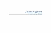 PCD C Compiler Reference Manual February 2010 - Silanussilanus.fr/sin/formationISN/Robotique/Logiciels/CCS/Data Sheets/PCD... · #USE I2C ... PCD C Compiler Reference Manual February