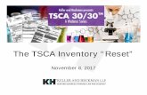 The TSCA Inventory “Reset” TSCA 3030...Tom Berger has a chemical engineering background and is a partner at Keller and Heckman. His practice focuses on the regulation and approval
