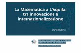 La Matematica a L’Aquila: tra innovazione e ...umi.dm.unibo.it/wp-content/uploads/2016/02/rubino.pdfu A Download manager section with selection lists, teaching material and much