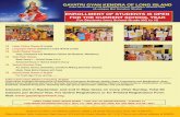 ENROLLMENT OF STUDENTS IS OPEN FOR THE … Enrollment Flyer.pdf · Under the Guidance of All World Gayatri Pariwar, ... India. (A unique Bal Sanskar Shala) ENROLLMENT OF STUDENTS