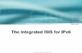 The Integrated ISIS for IPv6 - 6NET | Welcome to 6NET · PDF file · 2004-01-1554 ISIS routing Levels L1 L1L2 L1 L1 L1L2 2. Level-1 LSP with IP prefix: 10..0.0/16 2. Level-1 LSP with