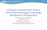 Cytokine Assessment from a FDA Pharmacology…hesiglobal.org/hesi/wp-content/uploads/sites/11/2015/12/Helms... · Cytokine Assessment from a FDA Pharmacology/Toxicology Reviewer’s