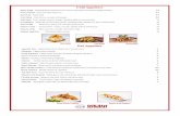 Drink - Minami · PDF fileSpicy Cali/Tuna/Salmon 6 ... jalapeno/ shrimp tempura, avocado, onions & salmon on top with aji amarillo sauce. Minami Burito 15 Spicy tuna, salmon, ... Soft