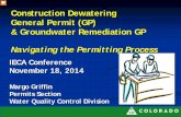 Construction Dewatering General Permit (GP) & …mountainstatesieca.org/wp-content/uploads/2015/03/Margo-Griffin... · Construction Dewatering General Permit (GP) & Groundwater Remediation