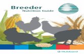 Breeder nutrition guide final -Sept 2011 - Hubbard Breeders · PDF fileBreeder Nutrition Guide. ... Animal used as model ... Differentiation of water-soluble and insoluble fiber components