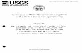 DEFINITION OF BOUNDARY AND INITIAL CONDITIONS · PDF fileof the United States Geological Survey Chapter B5 DEFINITION OF BOUNDARY AND INITIAL CONDITIONS IN THE ANALYSIS OF SATURATED