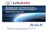 INFORMATION COMMUNICATION TECHNOLOGY …pdf.usaid.gov/pdf_docs/PNADU068.pdfINFORMATION COMMUNICATION TECHNOLOGY AS A CATALYST TO ... 4.2 Building an ICT-Savvy ... creating an enhanced