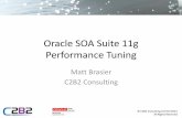 Oracle SOA Suite 11g Performance Tuning - Home: · PDF file•Oracle SOA Suite makes heavy use of the database –Persistence of data –Metadata –Auditing and logging ... Oracle