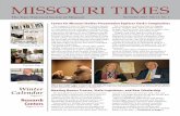 MISSOURI TIMESwhmc.umsystem.edu/publications/missouritimes/issues/2015november.pdfSeries presentation on October 17 invited attendees ... MISSOURI TIMES ... Cape Girardeau’s Frank