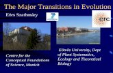 The Major Transitions in Evolution - Para · PDF fileThe Major Transitions in Evolution Eörs Szathmáry Eötvös University, Dept of Plant Systematics, Ecology and Theoretical Biology
