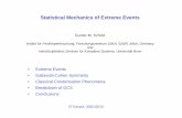 Statistical Mechanics of Extreme EventsStatistical Mechanics · PDF file · 2016-09-30Statistical Mechanics of Extreme EventsStatistical Mechanics of Extreme Events ... IIT Kanpur,