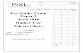Worked Solutions Question Mark Maximum mark Pre Public …arkelvinacademy.org/sites/default/files/PiXL Curve... ·  · 2016-12-01Microsoft Word - PiXL Curve Edexcel 2H WS.docx Created