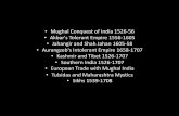 Akbar's Tolerant Empire 1556-1605 Jahangir and Shah …indusvalley.edu.pk/La/2nd Year HOA Summer Course 2015/The Mughal... · •Akbar's Tolerant Empire 1556-1605 ... origins of the