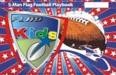 · PDF file5-Man Flag Football Playbook . Playbook 00 Fla Sprint deep post corner Sprint off line and curl to post Sprint off line, quick post corner
