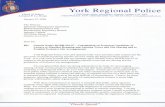 York Regional Police - Industry Canada York Regional Police Response to Gazette Notice DGRB-010-07 – Consultation on Proposed Conditions of Licence to Mandate Roaming and Antenna