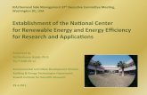 EstablishmentoftheNaonalCenter++ … File Library/Washington...Primary Energy Consumption Electrical Energy Consumption Strategy Workshop.ppt Overview Develop solutions for sustainable
