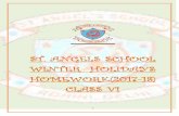ST. ANGELS SCHOOL WINTER HOLIDAYS · PDF fileClimate change will have serious implications as numerous adverse impacts are expected in terms of access to clean water, food and ...