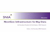 NextGen Infrastructure for Big Data - · PDF fileNextGen Infrastructure for Big Data . Anil Vasudeva, President & Chief Analyst, IMEX Research . ... body of any document containing