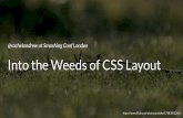 Into the Weeds of CSS Layout