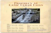 Prophecy at Camp Cedar Falls - · PDF file · 2010-04-19Notes - Jeff Pippenger William Miller in the Spirit of Prophecy ... Notes - Darrio Taylor ... ourselves, how well do I know