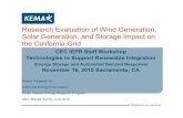 Research Evaluation of Wind Generation, Solar · PDF file11/16/2010 · Research Evaluation of Wind Generation, Solar Generation, and Storage Impact on ... – Second by second simulation