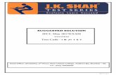 SUGGESTED SOLUTION - J.K. Shah Classes 1167 ANSWER TAXATION.pdf · SUGGESTED SOLUTION IPCC May 2017EXAM TAXATION Test Code - I N J1 1 6 7 ... Answer-2 (a) : Total stay in India 2011-12