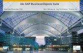 Die SAP BusinessObjects Suite - wind-soft.de · PDF fileDie SAP BusinessObjects Suite ... (BPC) Continue innovation in BPC 10.1 NW SP08 (Q4) GRC ... • HTTP Connector for SAP HANA
