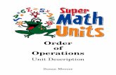 Order of Operations - Nova Scotia Department of …hrsbstaff.ednet.ns.ca/jsandford/Math/Super Math Units...particular this is true for order of operations. Traditionally, textbooks