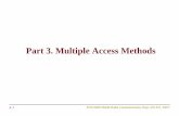 Part 3. Multiple Access Methods - University of Hong …sdma/elec6040_2010/Part 3...p. 3 ELEC6040 Mobile Radio Communications, Dept. of E.E.E., HKU Illustration of TDMA, FDMA, CDMA