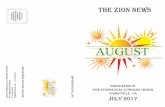 THE ZION NEWS - zionturbotville.comzionturbotville.com/wp-content/uploads/2017/08/Zion-News-July.pdfLess known is the crucial role ... estimated that between 1520 and 1526, ... (first