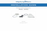Mobile Signal Repeater MA-300 - · PDF file3. Model Description. MA300 is a Nikrans GSM repeater for improving GSM phone calls and the work of GPRS and EDGE networks. The frequency