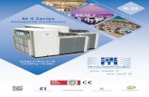 M-S  · PDF fileThe M-S Series models combine a high efficiency condenser and cooling coil, evaporator blower and heavy duty motor in