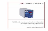 MRG3 – Generator protection with mains supervision, · PDF fileMRG3 – Generator protection with mains supervision, time overcurrent protection and earth current supervision Manual