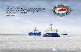 A R I NEArctic Council M S H Status on Implementation I C ... · PDF fileBIMCO Baltic and International Maritime Council ... LRIT Long Range Identification and Tracking ... Republic