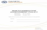 NON EXAMINATION ASSESSMENT POLICY - …culchethhigh.org.uk/wp-content/uploads/2018/01/non_examination... · - Malpractice - Enquiries about ... examination assessments, ... Ensures