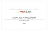 APOLLO MUNICH HEALTH INSURANCE COMPANY LIMITED … ·  · 2016-02-02APOLLO MUNICH HEALTH INSURANCE COMPANY LIMITED Grievance Management ... The contact details of Ombudsman offices