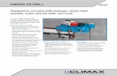 Designed to cut extra-wide keyways, stress relief pockets ... · PDF fileDesigned to cut extra-wide keyways, stress relief pockets, motor mounts ... contact your Climax Sales . ...