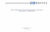 ICS-2100 Ion Chromatography System Operator's · PDF fileICS-2100 Ion Chromatography System Operator’s Manual Document No. 065291 ... 2.4.5 Auxiliary Power Supply ... B.4 Home Page