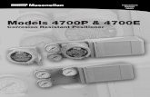 Models 4700P & 4700E - Serkon Pozisyonerler/4700P-4700E... · Models 4700P & 4700E CorrosionResistantPositioner. ... and linkage attachment dimensions as the 4600, 4600A, 4600B and