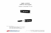 ND-105X GPS Dongle - Canada · PDF fileND-105X GPS Dongle ... Install APP for Smartphone and Tablet PC ... all software requires that you manually configure the COM port setting for