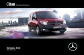 Citan Panel van and crew van - Mercedes-Benz · PDF fileThe Citan A doer. From doers. For doers. With the Citan panel van and crew van, Mercedes-Benz presents you with an urban delivery
