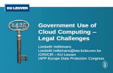 Government Use of Cloud Computing Legal Challenges … use of... · Government Use of Cloud Computing ... Cloud for Europe project 2. ... -Procedural law (criminal and social) -Medical