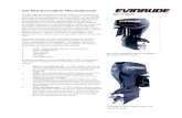 The New Evinrude E-TEC Outboards - · PDF fileThe New Evinrude E-TEC Outboards ... The battery is only used for the starter motor on ... Tests have shown an engine can be run all day