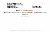manual de operación serie 7000 - POWER INVERTER … de Operación Sistema de Control e Instrumentación DSE Series 7200 / 7300 ... 3.7.3 ENTRADA DE FALLA DE CARGA ...