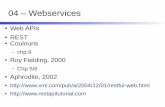 04 – Webservices - ULisboa · PDF filemanner prescribed by its description using SOAP ... – Xml-rpc Message API – SOAP+WSDL+.. ... Increases scalability