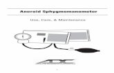 Aneroid Sphygmomanometer - · PDF file2 Device Description and Intended Use An aneroid sphygmomanometer is used by professional healthcare providers and individuals trained in the