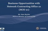 Business Opportunities with Network Contracting Office · PDF fileBusiness Opportunities with Network Contracting Office 21 ... Spaces for Specialty Medical ... Reach out to large