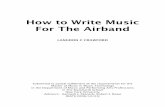 How to Write Music For The Airband - NYU Steinhardtsteinhardt.nyu.edu/scmsAdmin/uploads/002/920/crawford_Airband... · 4.1 Control MapsÉÉÉÉÉÉÉÉÉÉÉÉÉÉÉÉÉÉ. .17 ...