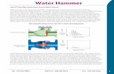 Water Hammer - DFT Valvescatalog.dft-valves.com/Asset/WaterHammer.pdf · How DFT Non-Slam Check Valves Prevent Water Hammer Water hammer is the generation and effect of high-pressure