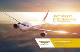 JET PILOT PROGRAMME - Flight School · PDF fileJET PILOT PROGRAMME ... functionalities of the Flight Management System and Auto flight System of the Boeing (B738) or Airbus (A320)